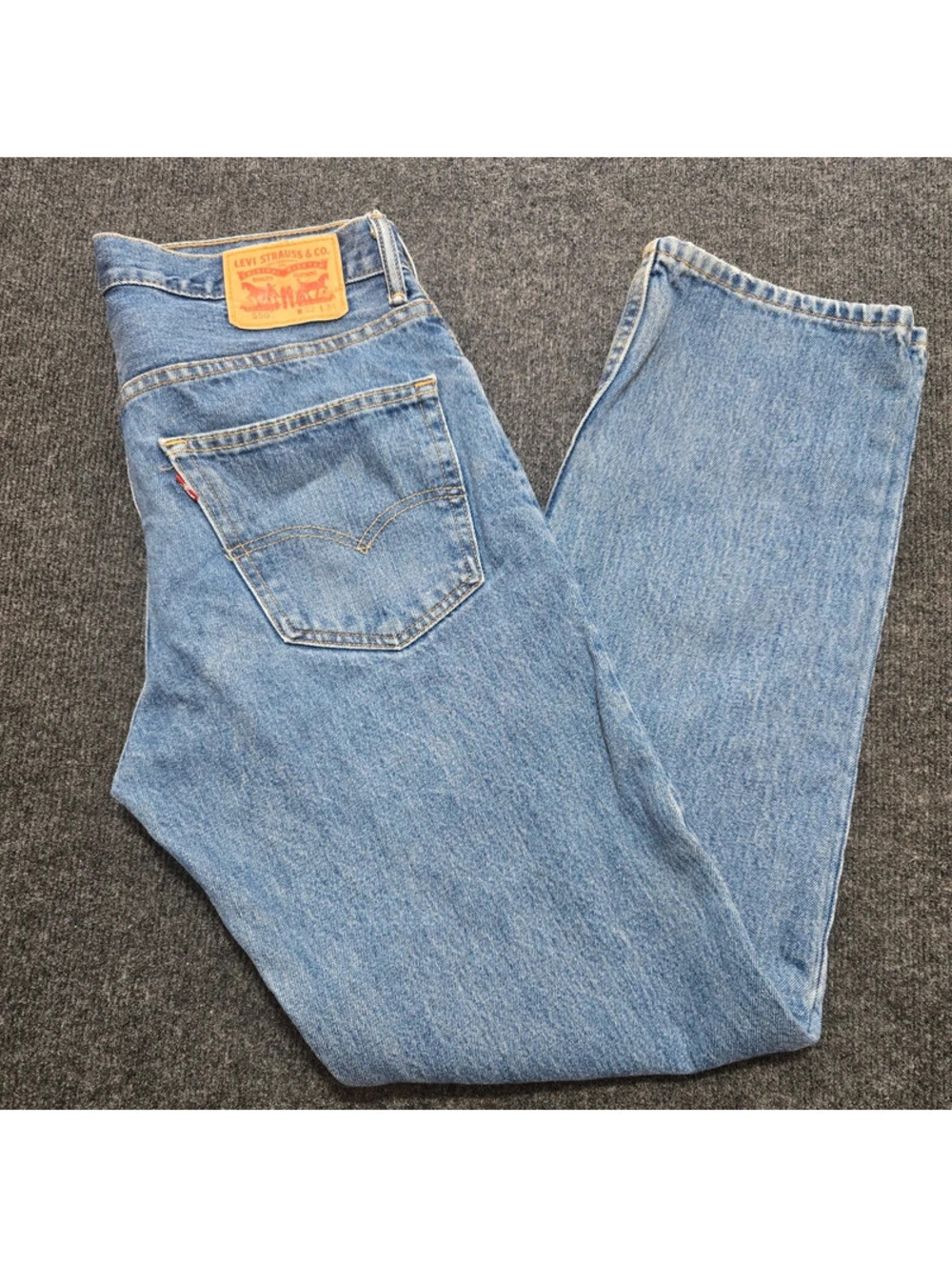 Levi's 550 Relaxed Fit Jeans Men's W32 L34 Medium Wash Denim Baggy Y2K Grunge